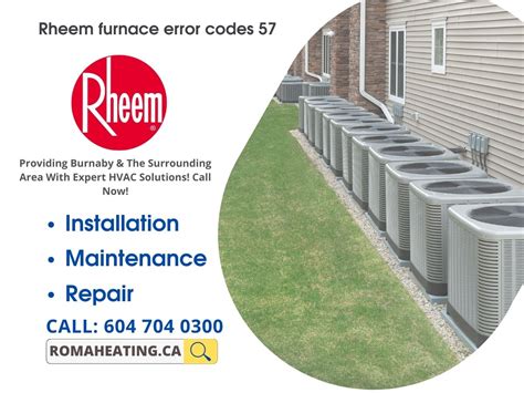 ) or minimum run timer (30 sec) active Possible Cause The unit has received a command for first stage cooling during an active anti-short cycle timer or a minimum run timer. . Rheem furnace error code 57